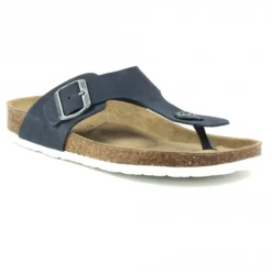 Womens Blue Roxy Toe Post Sandal